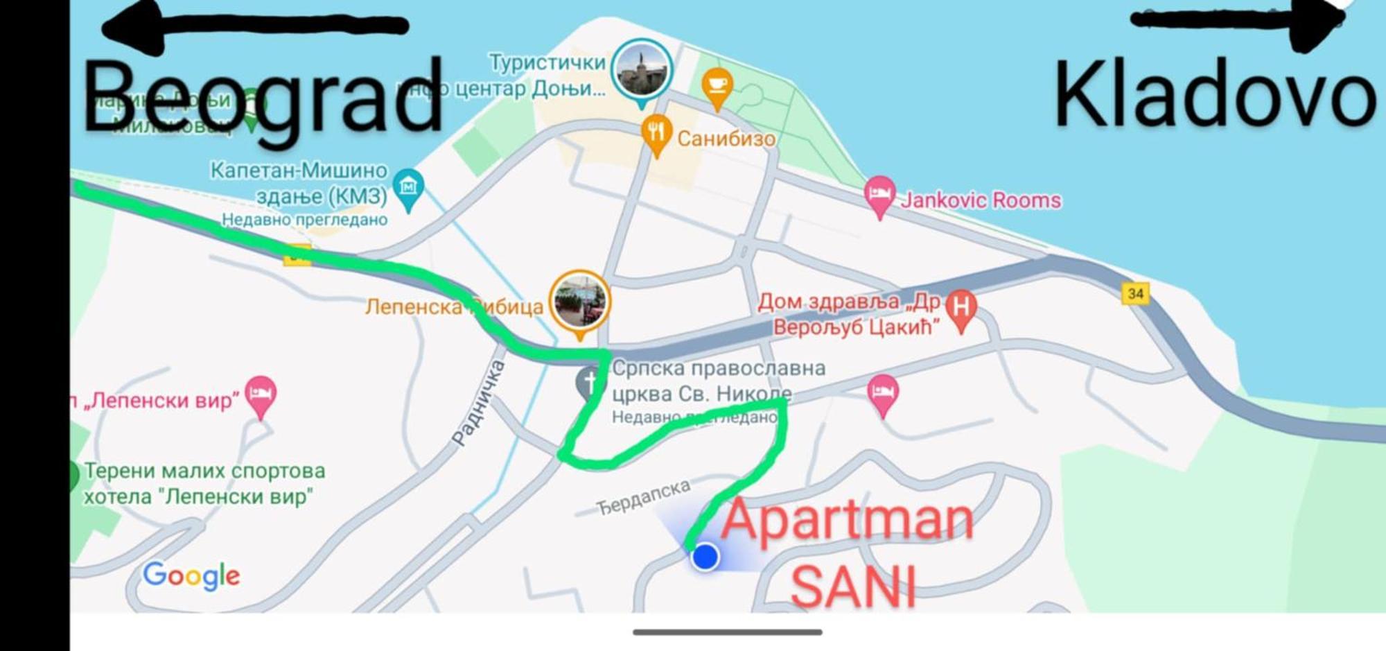 Apartman Sani โดนยี มิลาโนวัซ ภายนอก รูปภาพ